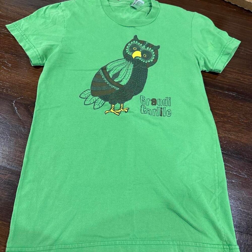 American-apparel Women's Green T-shirt